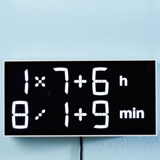 Digitale LED-Uhr „AlbertClock“ 