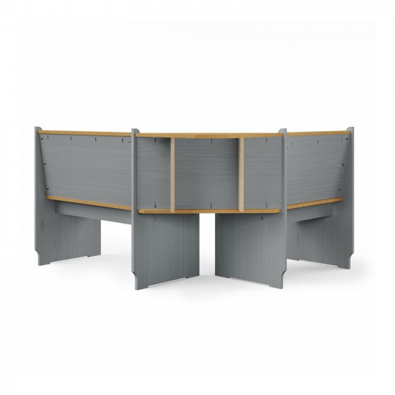 Sitzgruppe 3-teilig Marija Grau 