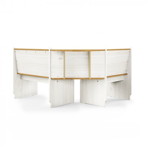 Sitzgruppe 3-teilig Marija Weiß 