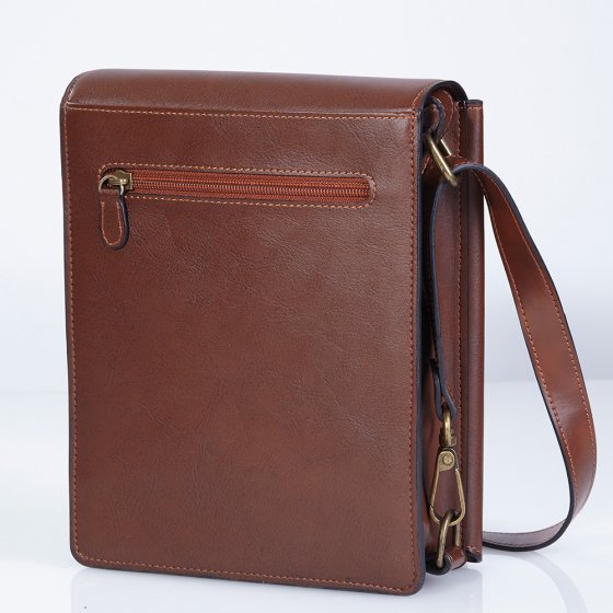 Rindsleder-Herrentasche mit RFID 