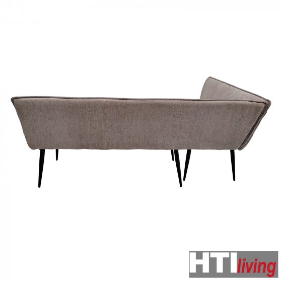 Eckbank 154 x 195 cm Mesilla kurzer Schenkel links Braun