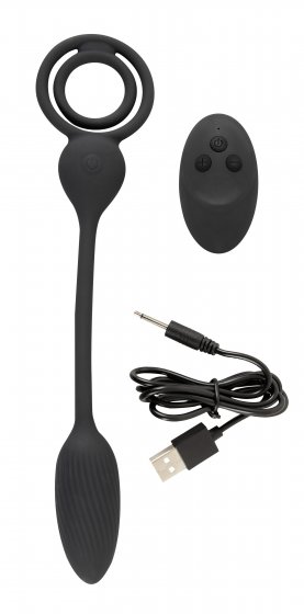 Vibro-Analplug Rings with a RC B-Plug 