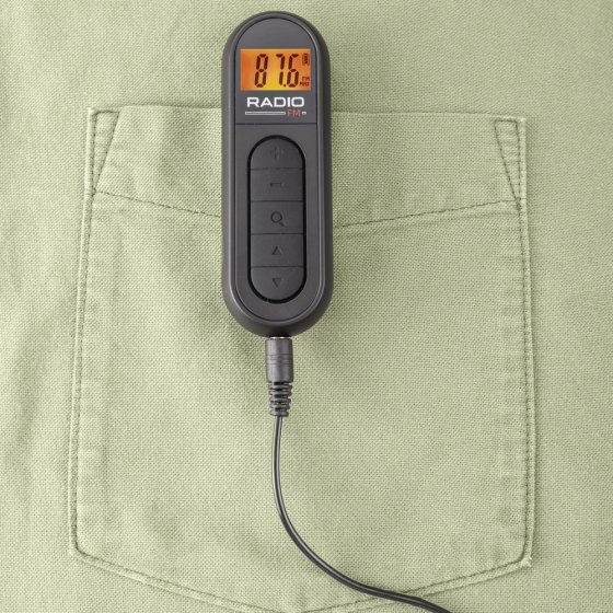 Aufladbares FM-Mini-Radio