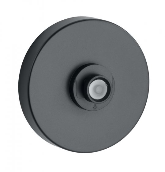 Wandregal 2 Etagen Mod. Classic Plus Black mit Vacuum-Loc® Adapter, Befestigen ohne bohren 