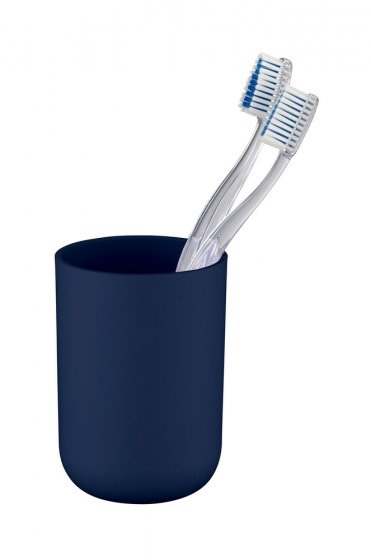 Bad-Accessoire-Set Mod. Brasil Dunkelblau 4-teilig, bruchsicher 