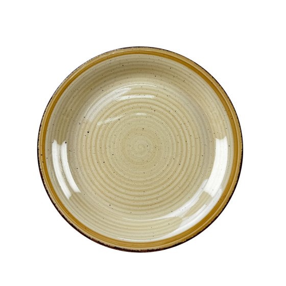 16-teiliges Tafelservice aus Keramik Beige 