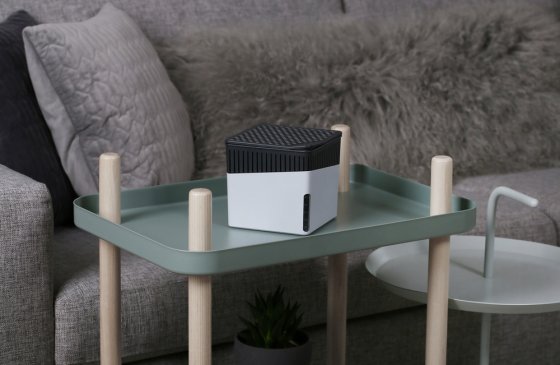 Raumentfeuchter Mod. Cube, Weiß, 1000 g, 2er Set, für Räume bis ca. 80 m³