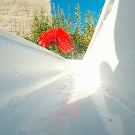 Zusätzliche Dachrinnenbürste 