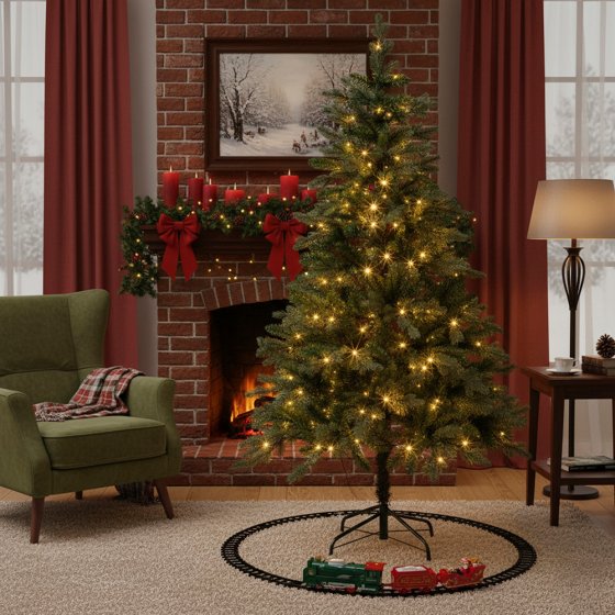 Großer LED Weihnachtsbaum 