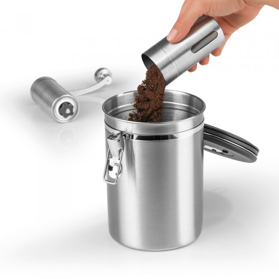 Edelstahl Kaffeedose 