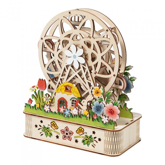 Drehendes Holz-Riesenrad 