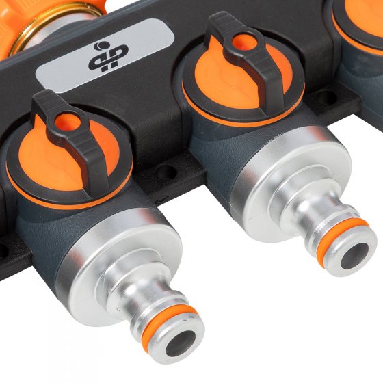 Wasserhahn-Verteiler 4-fach 