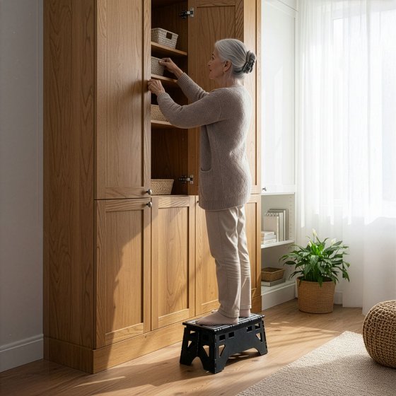 Klappbarer Tritthocker XL 