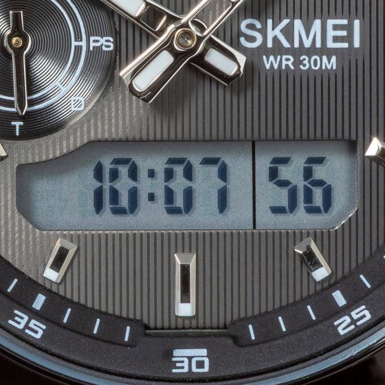 Multifunktions-Chronograph Schwarz