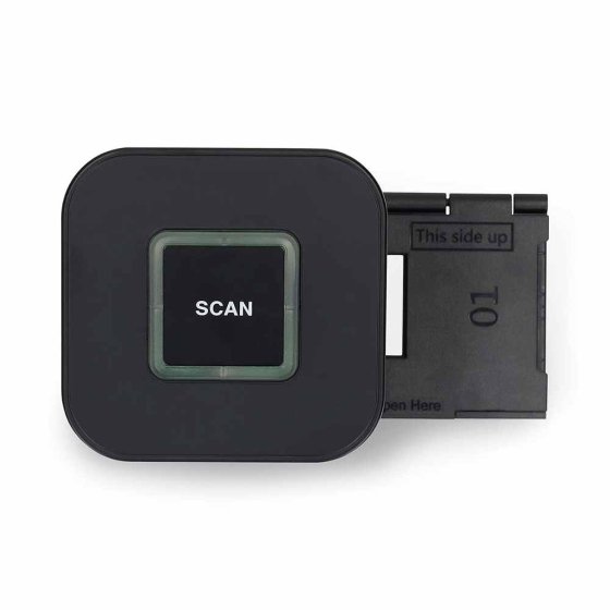 Eintastenscanner für Dias und Negative 