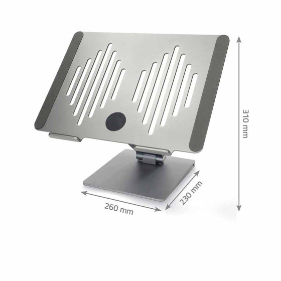 Notebookständer mit Docking-Station 