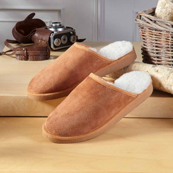 Lammfell-Pantoffeln