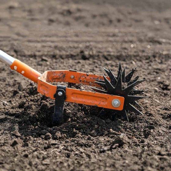 2-in-1 Gartenfräse mit Jätmesser 