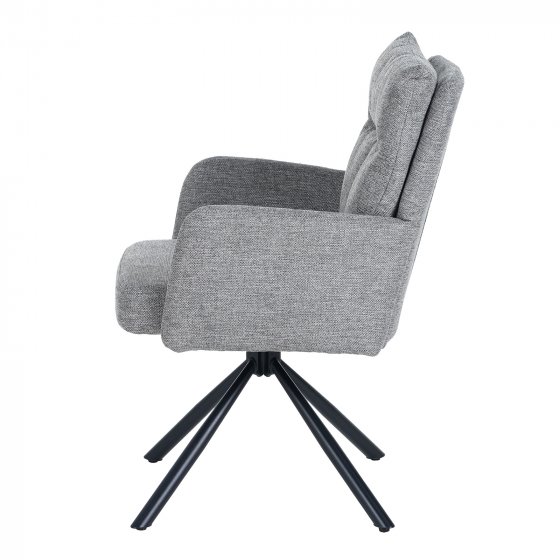 Esszimmerstuhl Kyra Hellgrau 2er-Set 