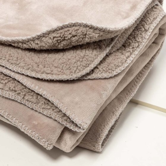 Wendbare Wohndecke Taupe