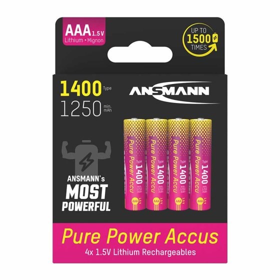 Pure Power-Akkus 4xAAA 