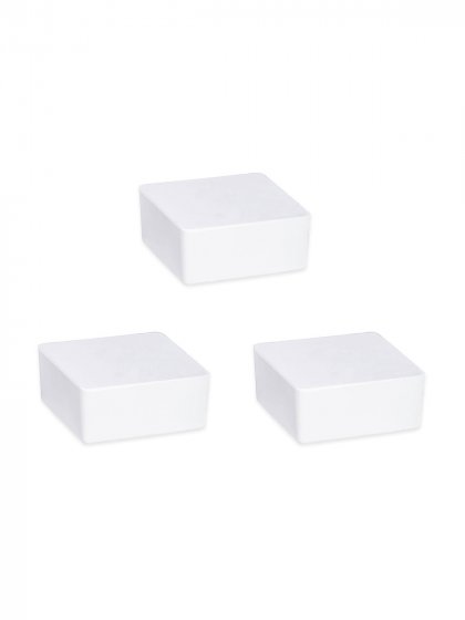 Raumentfeuchter Mod. Cube Nachfüller 1000 g mit Orangenduft, 3er Set, Luftentfeuchter Nachfüllpack 