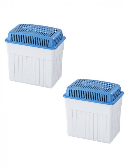 Feuchtigkeitskiller 2 x 2 kg, für Räume bis 160 m³