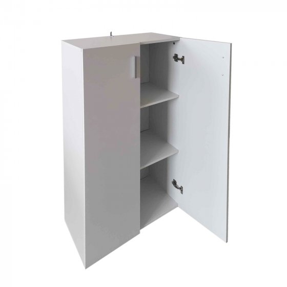 Kommode mit 3 Regalfächern Nina Weiß 