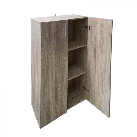 Kommode mit 3 Regalfächern Nina Sonoma 