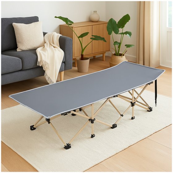 Klappbare Liege Binia Campingbett Gästebett Polyester 