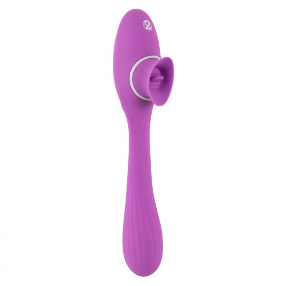 Vibrator mit Klitorisreizer 2 Function Bendable Vibe 