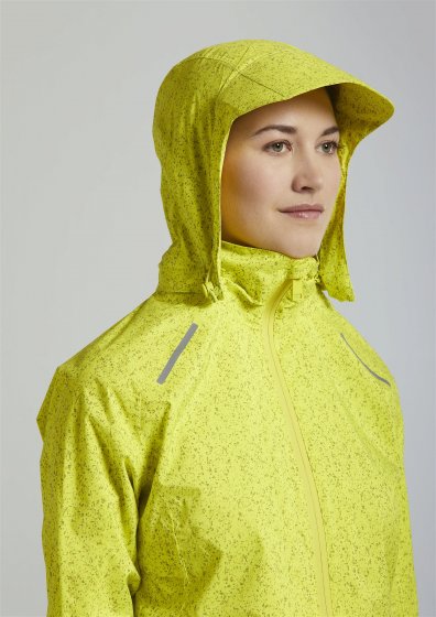 Fahrrad-Regenjacke Damen Skane HiVis, neon yellow 