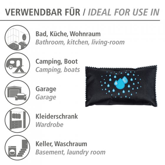 Auto-Entfeuchter mit Indikator, 400g, 4er Set, Auto Entfeuchterkissen, 400g