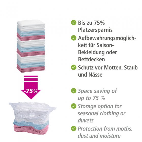 Vakuum Mod. Cube Set, 4-teilig, 2 x Cube S und 2 x Cube L 