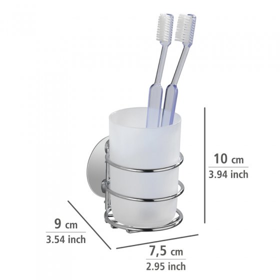Turbo-Loc® Seifenspender und Zahnputzbecher, Befestigen ohne bohren 