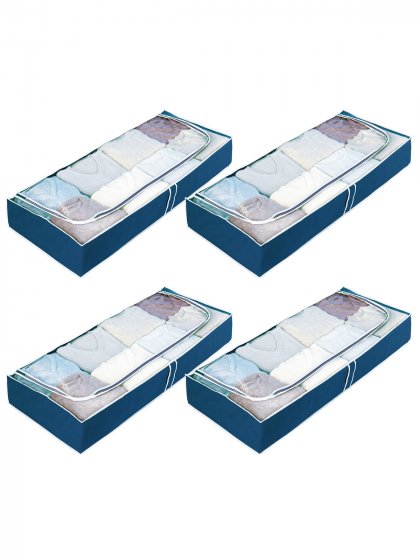 Unterbettkommode Air, 4er Set, zur platzsparenden Aufbewahrung von Saisontextilien
