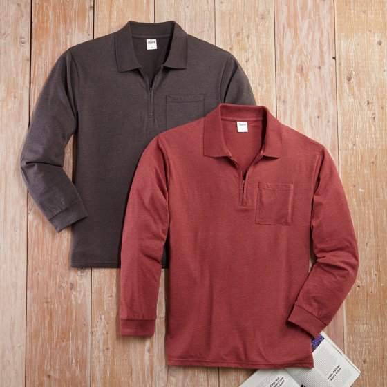 Langarmshirt im Doppelpack 