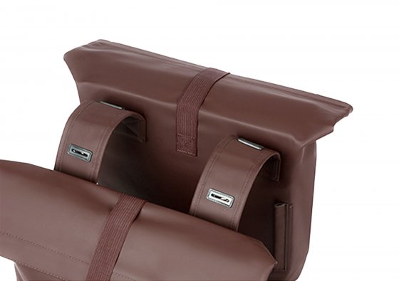 Doppelpacktasche "City", roasted brown 