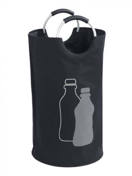 Flaschensammler Mod. Jumbo Schwarz, Multifunktionstasche, 69 l