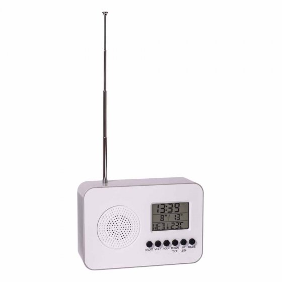 Ihr Geschenk: Radio mit Uhr und Thermometer 