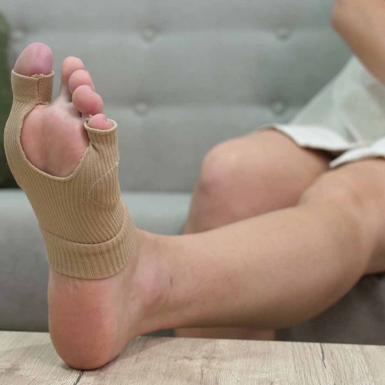 Ballen-Zehentrenner Socke 
