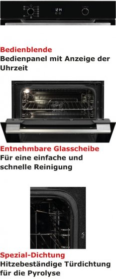 Einbaubackofen EBEP 707-18H
