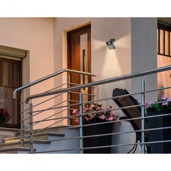 Solar LED-Wandlicht mit Bewegungssensor