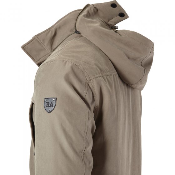 Jacke mit abnehmbarer Kapuze