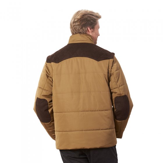 Jacke m. abnehmbaren Ärmeln,ca XL | Camel