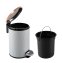 Treteimer 3 Liter Grau Kupfer - 6