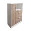 Küchenschrank Weiß Artisaneiche Blanca L - 6