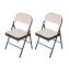 Klappstuhl Wedigo Velvet Beige 2er-Set - 6