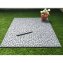 Kunststoff Bodenplatten 4er Set 30 x 30 cm Stecksystem wetterfest für Terrasse und Balkon - 6