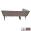 Eckbank 154 x 195 cm Mesilla Braun kurzer Schenkel links - 6